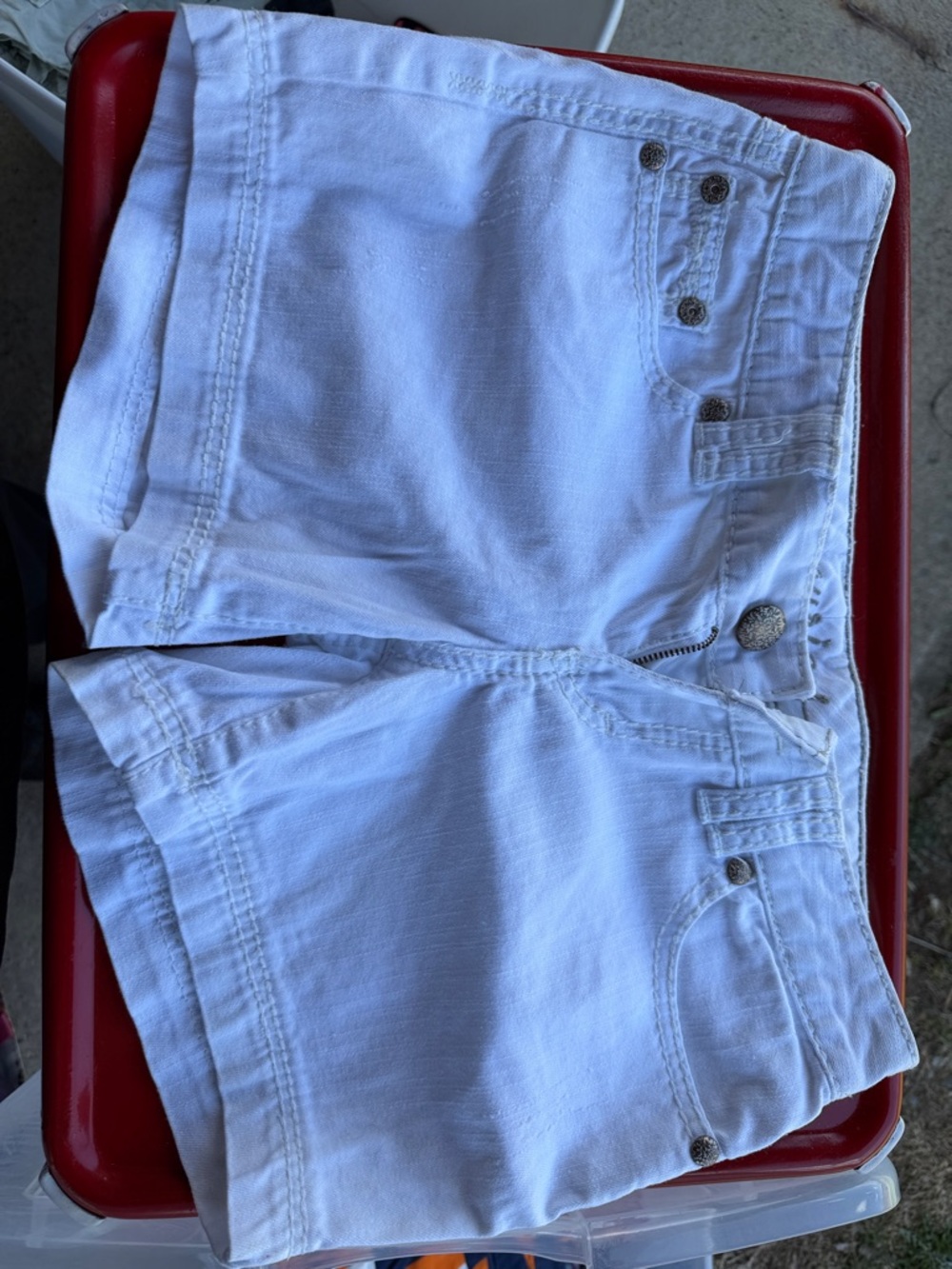 Maurices White Denim Jean Shorts - Classic Five-Pocket